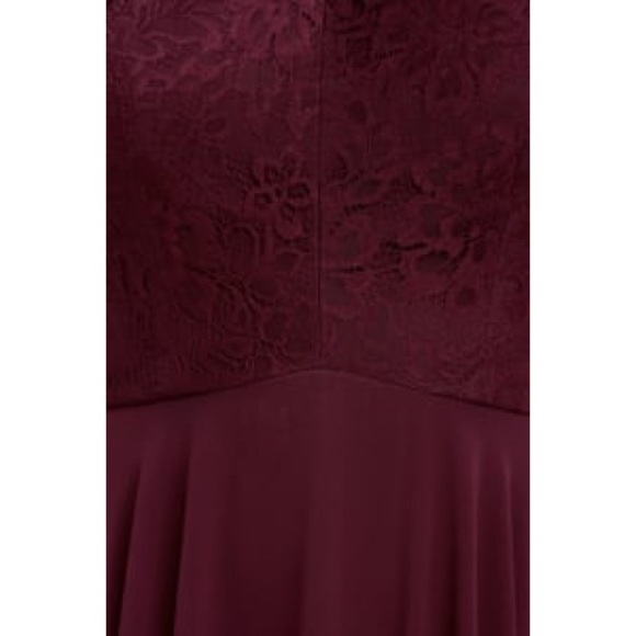 Everlasting enchantment burgundy maxi dress - Picture 5 of 7
